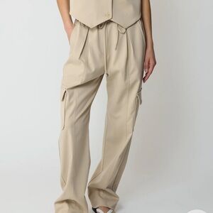 Almina Concept Elastic Ankle Cargo Pants
